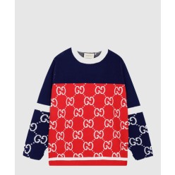 니트 프린트 톱