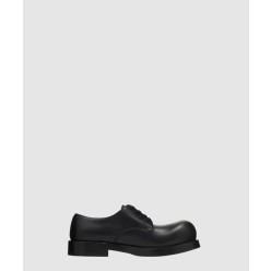 브러시드 레더 레이스업 슈즈 741324