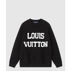 로고 니트 긴팔