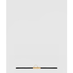 부드러운 가죽 소재의 T-바 버클 벨트  756469