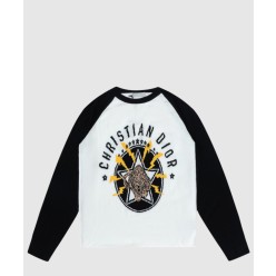 긴팔 프린트 톱