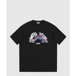 디올 플라워 코튼 톱