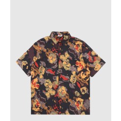 로고 프린트 셔츠 톱