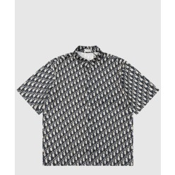 로고 프린트 셔츠 톱