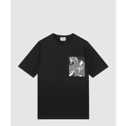 플라워 코튼 톱