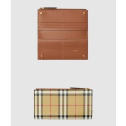 라지 체크 바이폴드 지갑 80739801