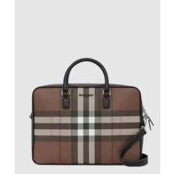 체크 레더 브리프케이스 80527721
