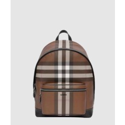 체크 E-캔버스 백팩 80365491