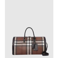 로고 디테일 체크 레더 80527731