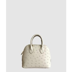 1923볼리드백 타조 가죽