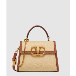 브이슬링 라피아 탑핸들백 스몰