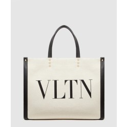 VLTN 캔버스 쇼퍼백