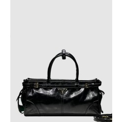 미디엄 가죽 핸드백 1BA426