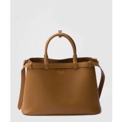 미디엄 가죽 핸드백 1BA417