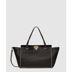 락스터드 레더 토트 숄더백