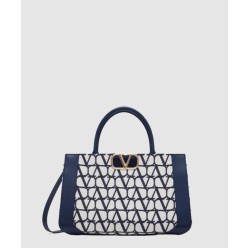 시그니처 미디엄 탑 핸들 백