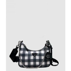 체크 숄더백 1BH204