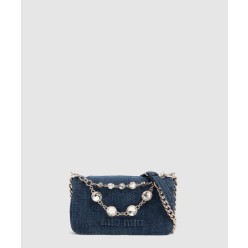 데님 크리스탈 숄더백 5BD223