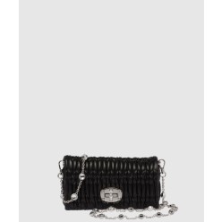 미우 크리스털 나파 가죽 및 크리스털 미니백 5BP079