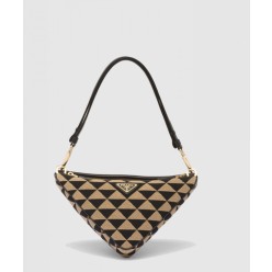 심볼 레더 패브릭 미니백 1BC176