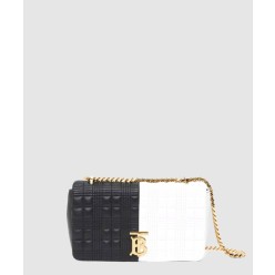 스몰 퀼트 체크 투톤 램스킨 롤라 백