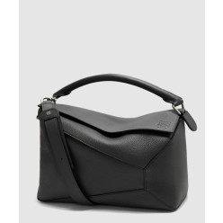 라지 퍼즐 엣지 백 - 그레인 카프스킨