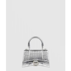 아워글래스 XS 핸드백 실버 592833