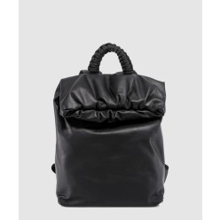 롤 탑 레더 백팩 629858