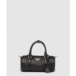 프레스드 나파 가죽 핸드백 1BA389