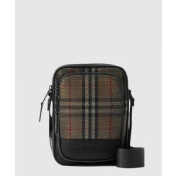 자수 로고 체크 크로스백  80659071