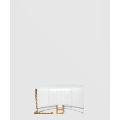 아워글래스 크로커다일 엠보싱 월렛 온 체인 656050