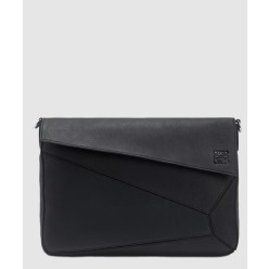 퍼즐 밀리터리 메신저 백 - 소프트 그레인 카프스킨