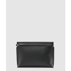 T 파우치 - 새틴 카프스킨