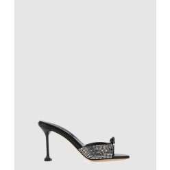 버클 장식의 브러쉬드 가죽 슬링백  5XX630