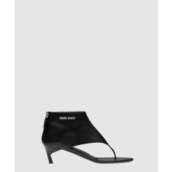 페이턴트 가죽 통 샌들 5TK059