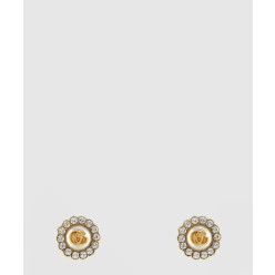 GG 플라워 마몽 스터드 귀걸이 702583