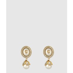 인터로킹 G 펄 귀걸이 753926