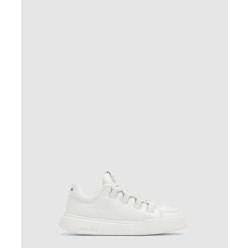 블리치드 가죽 스니커즈 5E912D