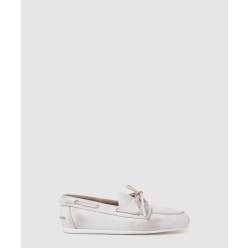 안감 없는 블리치드 가죽 로퍼 5D123E