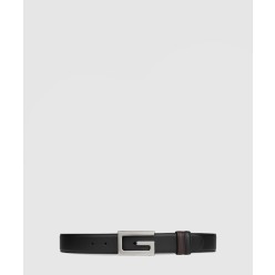 스퀘어 G 버클 리버서블 벨트 626974