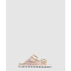 슬라이디 비브 뮬 슬리퍼  4582