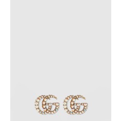 크리스탈 더블 G 귀걸이 753886