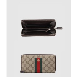 GG 수프림 웹 지퍼월렛 ‎408831