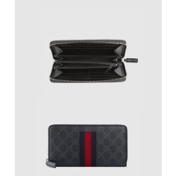 GG 수프림 웹 지퍼월렛 ‎408831