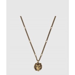 라이언 헤드 펜던트 목걸이 410673