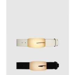 와이드 버전 매끄러운 버클 벨트 740372