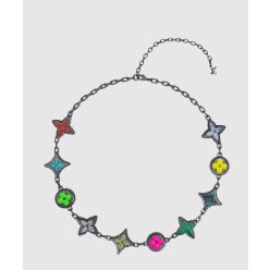 MNG 빅 파티 목걸이 멀티컬러 M01058