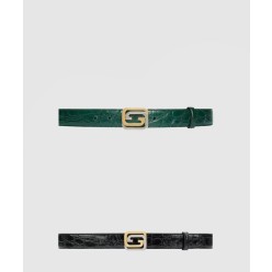 GG 악어무늬 벨트 715604