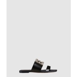 Broche Vivier크리스탈 버클 뮬 5043