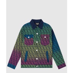 고 프린트 코트